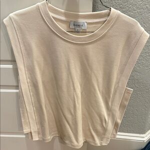 Evereve Beige Muscle Tee